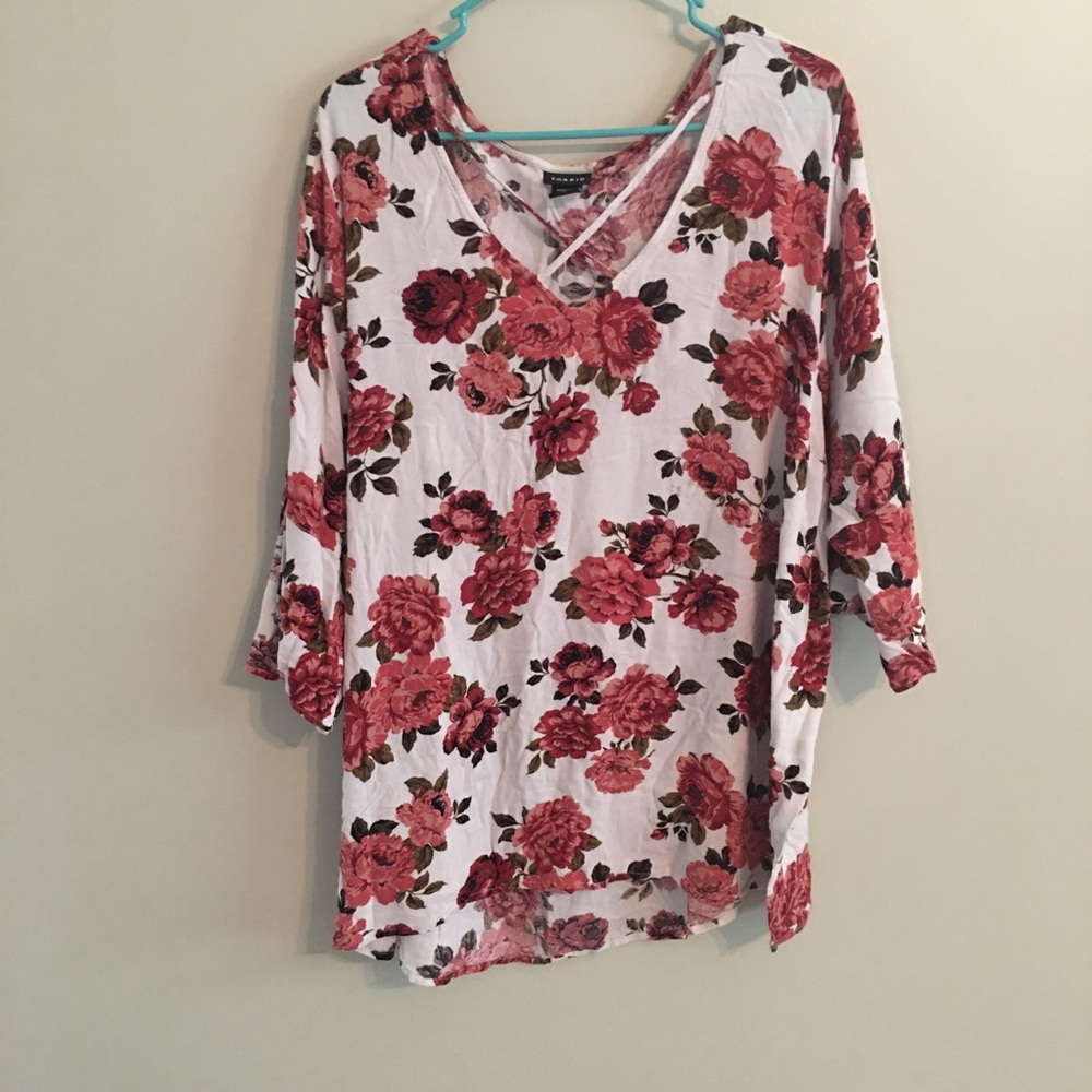 Torrid Floral Blouse